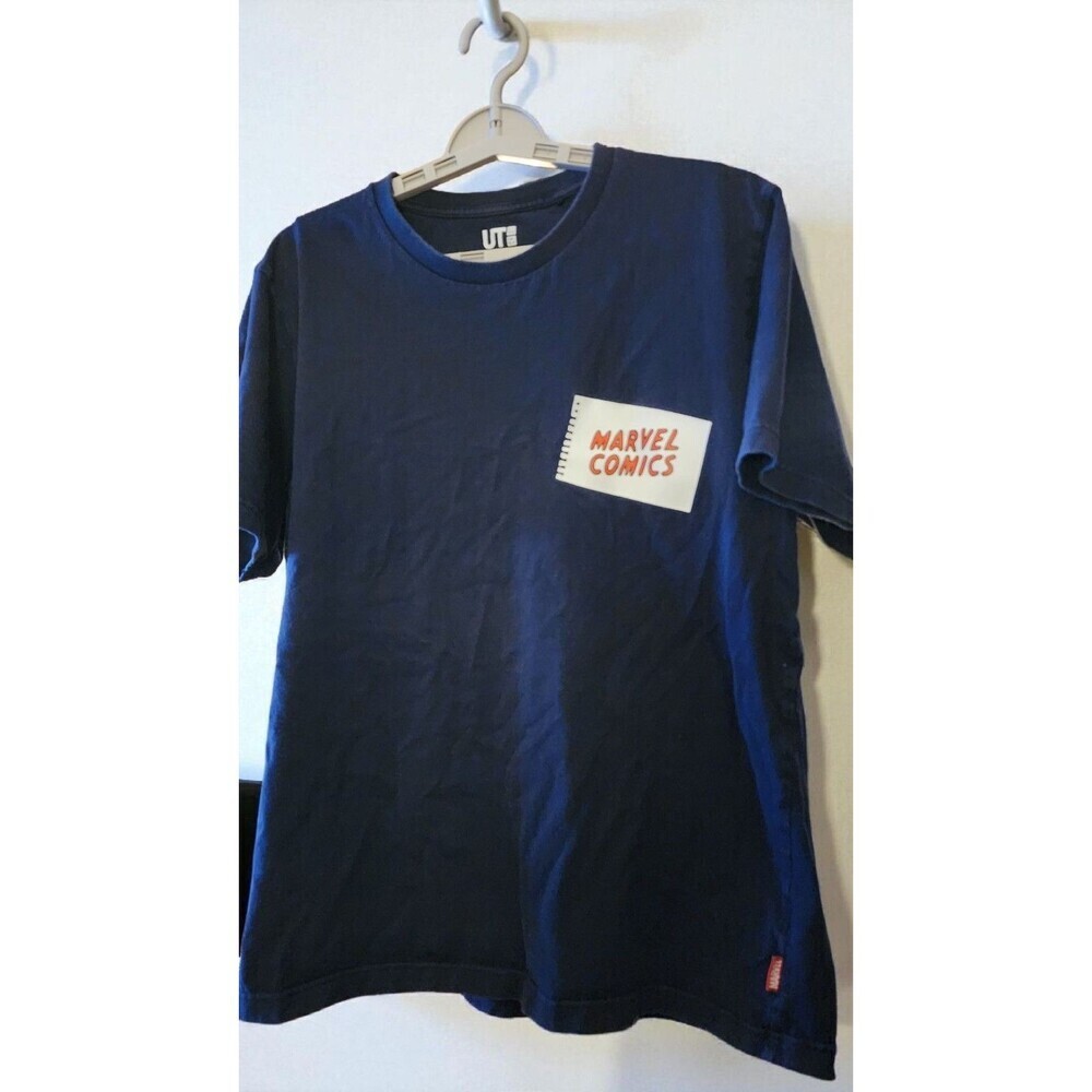 Uniqlo x Marvel x Jason Polan T-Shirt Short Sleeves Comics Large Excellent D25‎